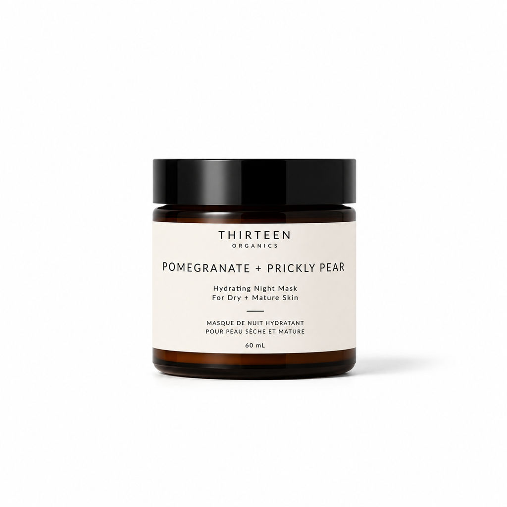 Pomegranate + Prickly Pear Hydrating Night Mask For Dry + Mature Skin