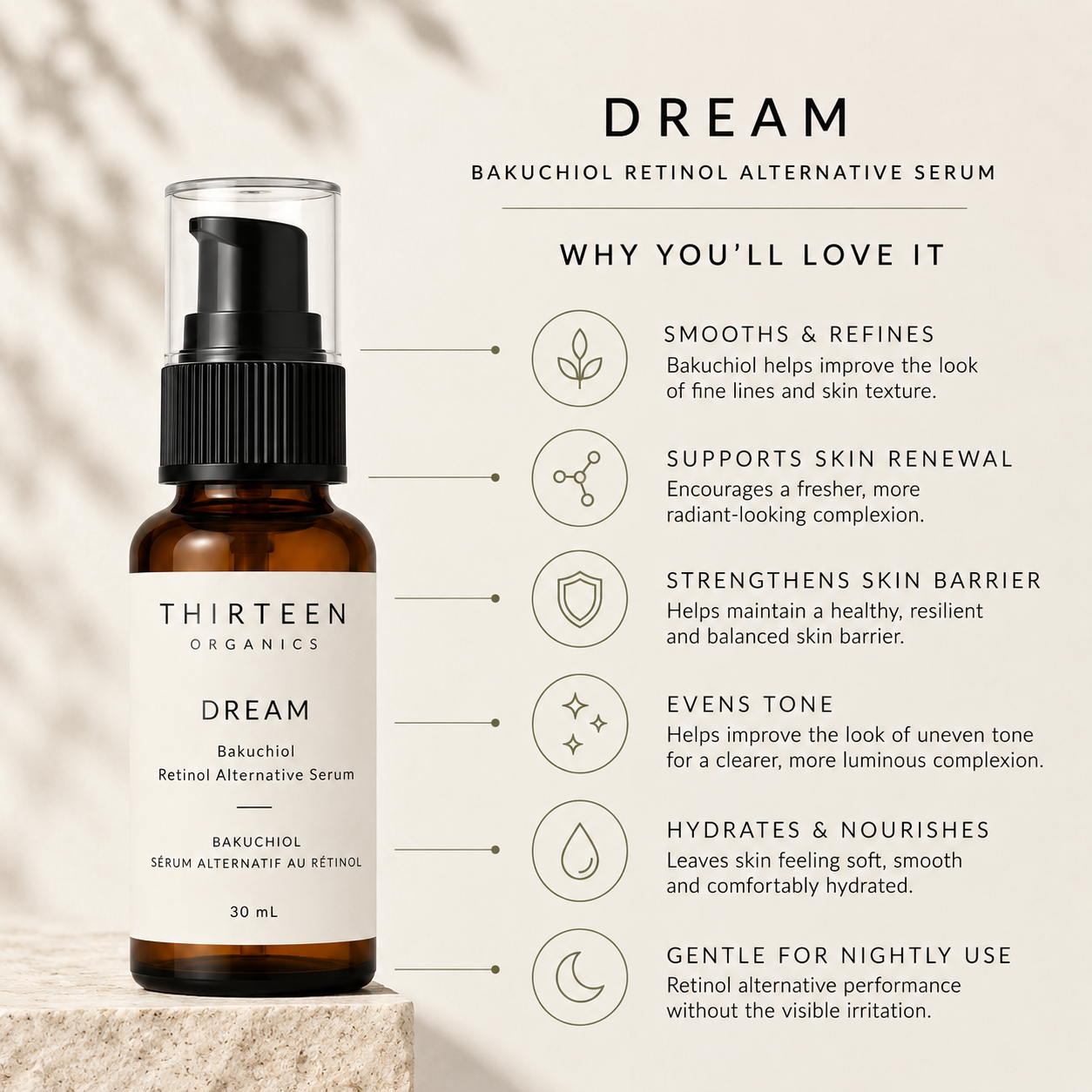 Dream Bakuchiol Retinol Alternative Serum